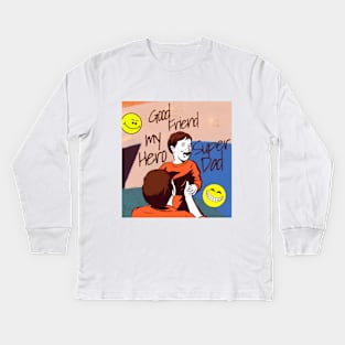 SuperDad Kids Long Sleeve T-Shirt